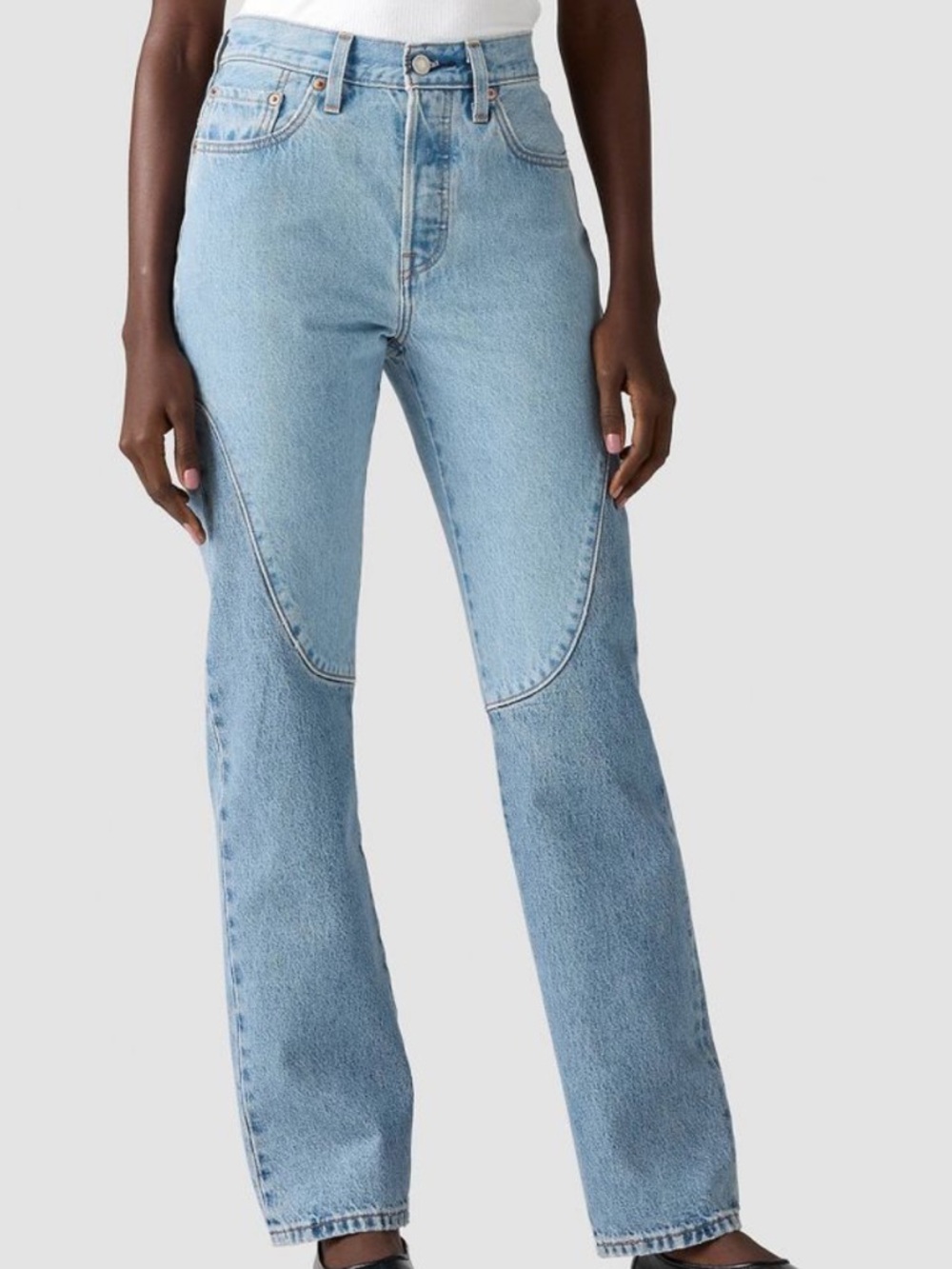 Unique Levi's Light Blue High Rise Jeans - 501 Style